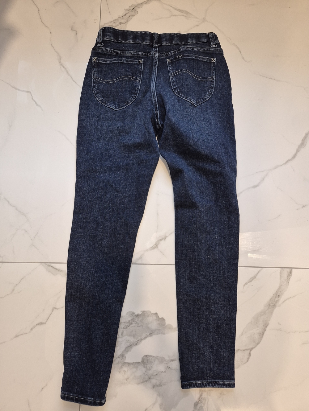 Lee Women's Dark Indigo Fleece Lined Skinny Jeans